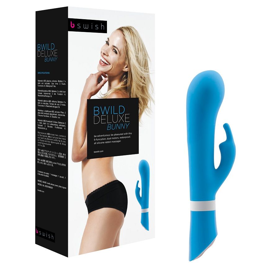Imagen que nos facilita B SWISH de su producto erótico B SWISH - BWILD DELUXE BUNNY RABBIT VIBRATOR JADE para nuestra categoría "JUGUETES BIENESTAR |Vibradores|Vibradores Rabbit".