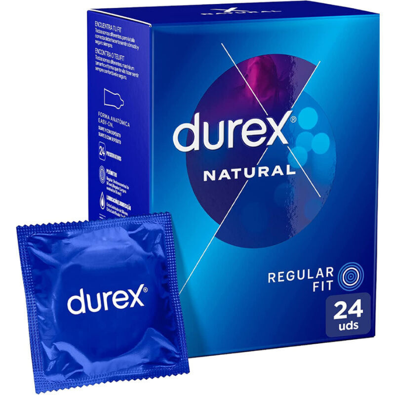 Imagen que nos facilita DUREX CONDOMS de su producto erótico DUREX - PRESERVATIVOS NATURAL 24 UNIDADES para nuestra categoría "PRESERVATIVOS |Normales".