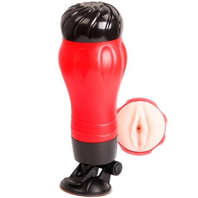 Imagen que nos facilita CRAZY BULL de su producto erótico CRAZY BULL - FLORA VAGINA CON BASE MASTURBADOR para nuestra categoría "JUGUETES BIENESTAR |Juguetes para Hombres|Vaginas con vibración".