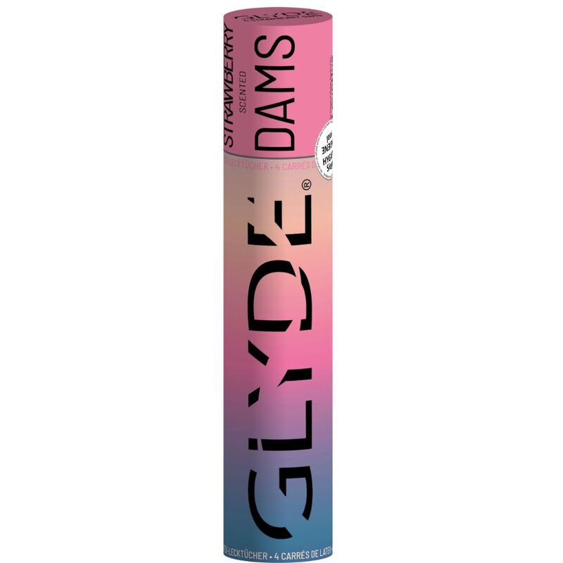Imagen que nos facilita SHEER GLYDE de su producto erótico SHEER GLYDE - DAMS LÁMINAS LATEX SEXO ORAL FRESA para nuestra categoría "PRESERVATIVOS |Protección Sexo Oral".