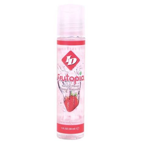Imagen que nos facilita ID FRUTOPIA de su producto erótico ID FRUTOPIA - SABOR A FRESA 30ML para nuestra categoría "DROGUERÍA |Lubricantes|Con deliciosos Sabores".