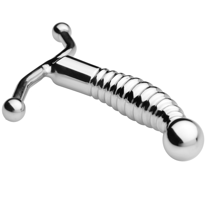 Imagen que nos facilita METAL HARD de su producto erótico METAL HARD - MASAJEADOR PROSTÁTICO ACERO para nuestra categoría "JUGUETES BIENESTAR |Anal|Especial Prostáticos".