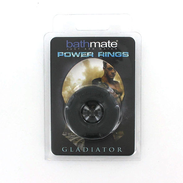 Imagen que nos facilita BATHMATE de su producto erótico BATHMATE - ANILLO PENE GLADIATOR NEGRO para nuestra categoría "JUGUETES BIENESTAR |Juguetes para Hombres|Accesorios para el pene|Anillos Pene|Anillos sin vibración".