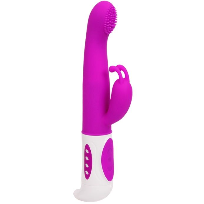 Imagen que nos facilita PRETTY LOVE SMART de su producto erótico PRETTY LOVE - SMART HUGH RABBIT LILA para nuestra categoría "JUGUETES BIENESTAR |Vibradores|Vibradores Rabbit".