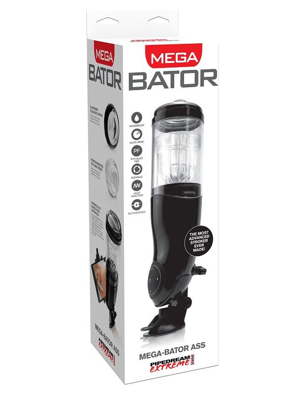 Imagen que nos facilita EXTREME TOYZ de su producto erótico EXTREME TOYZ - PDX MEGA BATOR USB MASTURBADOR MASCULINO ANO NEGRO para nuestra categoría "JUGUETES BIENESTAR |Juguetes para Hombres|Vaginas con vibración".