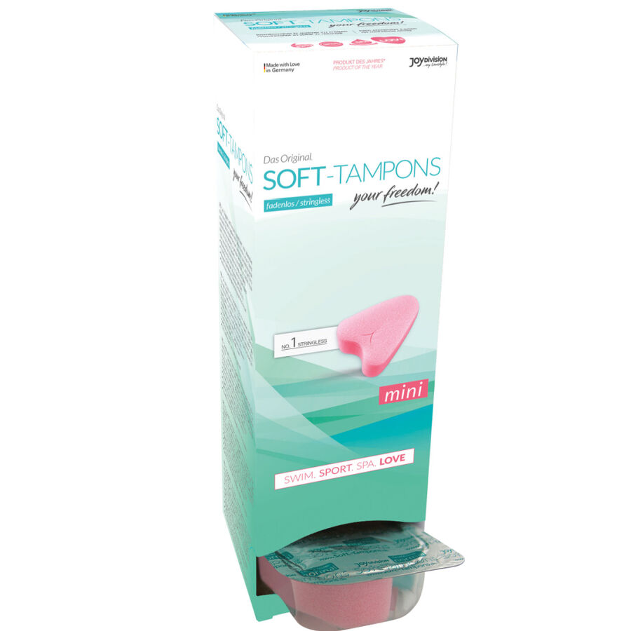Imagen que nos facilita JOYDIVISION SOFT-TAMPONS de su producto erótico JOYDIVISION SOFT-TAMPONS - TAMPONES ORIGINALES MINI LOVE / 10UDS para nuestra categoría "DROGUERÍA |Tampón higiénico".