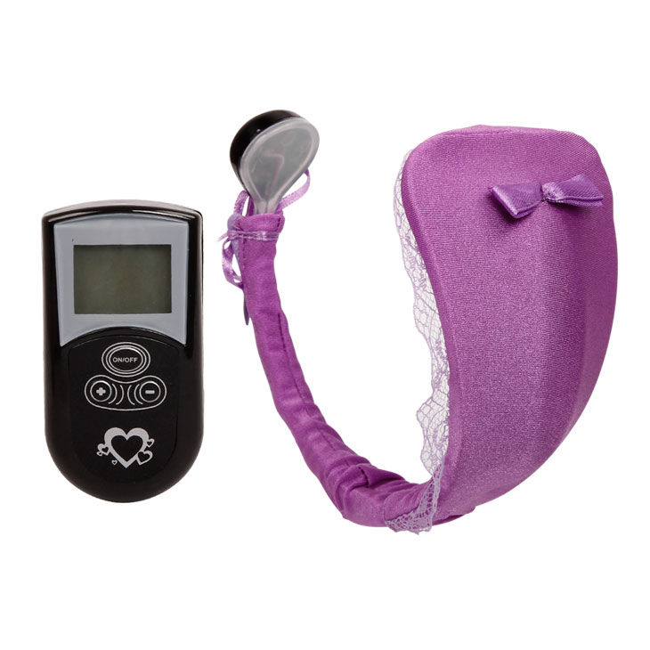Imagen que nos facilita BAILE STIMULATING de su producto erótico BAILE - TANGA CON VIBRADOR CON CONTROL REMOTO LILA para nuestra categoría "JUGUETES BIENESTAR |Vibradores|Vibradores control remoto".