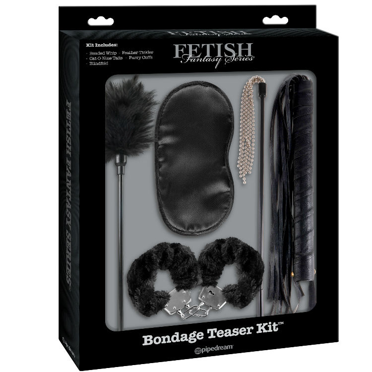 Imagen que nos facilita PIPEDREAMS de su producto erótico FETISH FANTASY LIMITED EDITION - BONDAGE TEASER KIT para nuestra categoría "JUGUETES BIENESTAR |Kits juguetes sexuales".