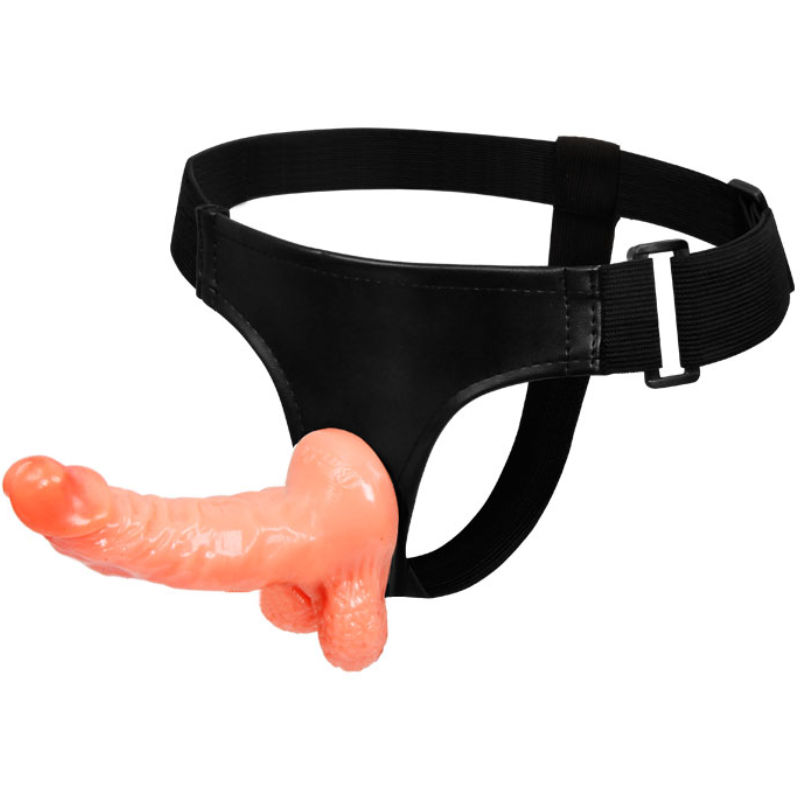 Imagen que nos facilita BAILE HARNESS COLLECTION de su producto erótico BAILE - ARNÉS CON PENE REALÍSTICO Y BRAGUITA AJUSTABLE ULTRA PASSIONATE 15.5 CM para nuestra categoría "JUGUETES BIENESTAR |Arneses|Arneses sin Vibración".