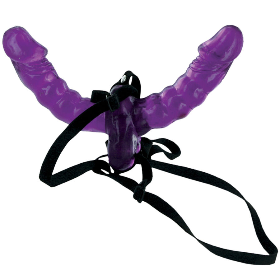 Imagen que nos facilita FETISH FANTASY SERIES de su producto erótico FETISH FANTASY SERIES - ARNÉS DOBLE PENETRACIÓN 15CM para nuestra categoría "JUGUETES BIENESTAR |Arneses|Arneses sin Vibración".