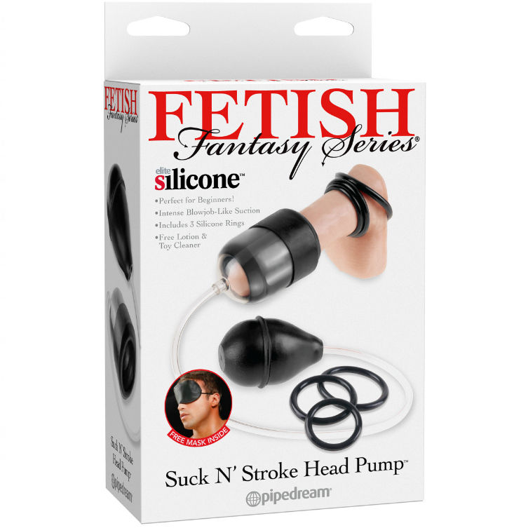Imagen que nos facilita FETISH FANTASY SERIES de su producto erótico FETISH FANTASY SERIES - SERIES SUCCIONADOR GLANDE CON ANILLAS POTENCIADORAS para nuestra categoría "JUGUETES BIENESTAR |Juguetes para Hombres|Masturbadores varios".