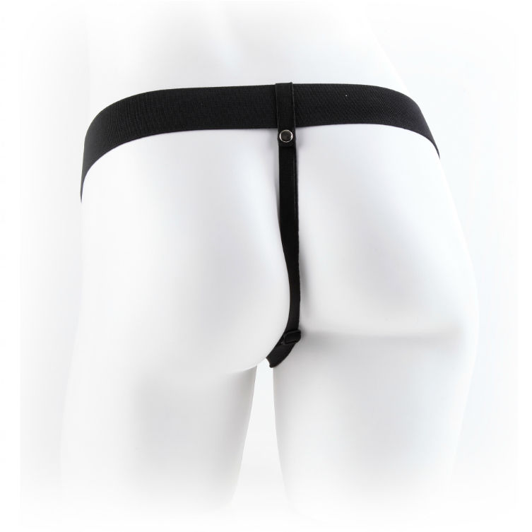 Imagen que nos facilita FETISH FANTASY SERIES de su producto erótico FETISH FANTASY SERIES - 9 HOLLOW STRAP-ON WITH BALLS 22.9CM NATURAL para nuestra categoría "JUGUETES BIENESTAR |Arneses|Arneses sin Vibración".