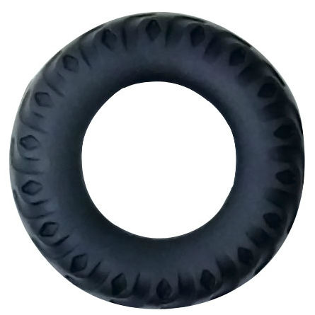 Imagen que nos facilita BAILE FOR HIM de su producto erótico BAILE - TITAN COCKRING BLACK GREEN 2 CM para nuestra categoría "JUGUETES BIENESTAR |Juguetes para Hombres|Accesorios para el pene|Anillos Pene|Anillos sin vibración".