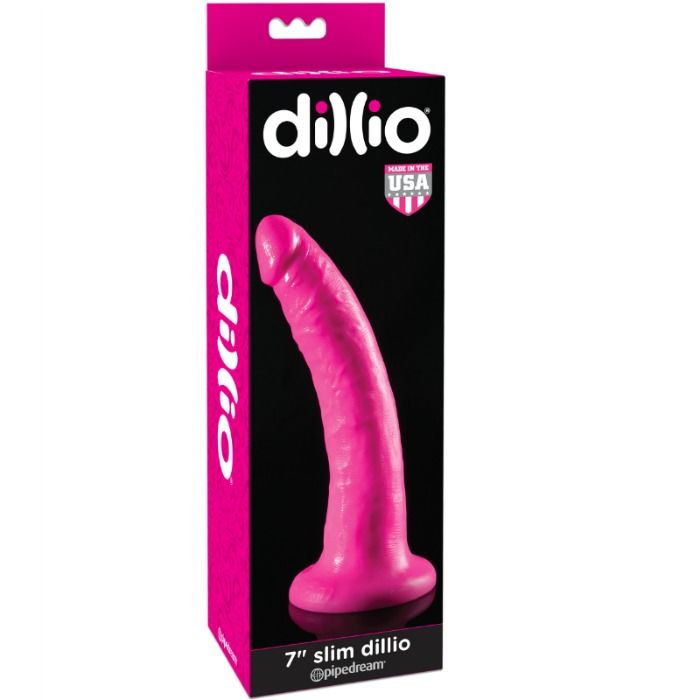 Imagen que nos facilita DILLIO de su producto erótico DILLIO - DILDO CON VENTOSA 17.8 CM - ROSA para nuestra categoría "JUGUETES BIENESTAR |Dildos sin Vibración".
