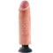 Imagen que nos facilita KING COCK de su producto erótico KING COCK - DILDO VIBRADOR 25.5 CM NATURAL para nuestra categoría "JUGUETES BIENESTAR |Vibradores|Vibradores Realisticos".