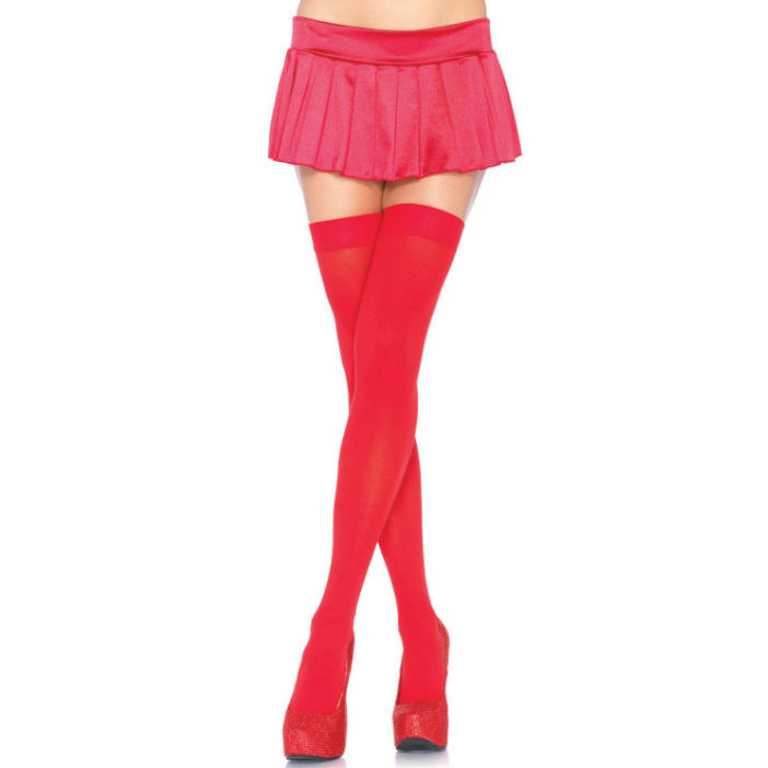 Imagen que nos facilita LEG AVENUE HOSIERY de su producto erótico LEG AVENUE - MEDIAS OPACAS ROJO para nuestra categoría "MODA & LENCERÍA|Lencería Mujer|Lencería Sexy|Medias".