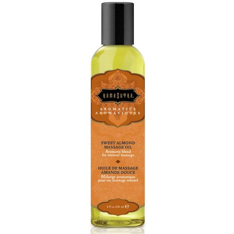 Imagen que nos facilita KAMASUTRA  COSMETICS de su producto erótico KAMASUTRA - ACEITE DE MASAJE ALMENDRA DULCE 236ML para nuestra categoría "DROGUERÍA |Para Masajes|Aceites con Sabores".