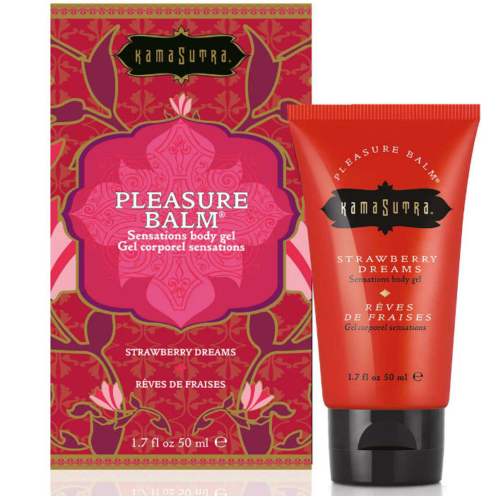Imagen que nos facilita KAMASUTRA  COSMETICS de su producto erótico KAMASUTRA - BÁLSAMO PLACER ESTIMULANTE SABOR SUEÑOS DE FRESA 50ML para nuestra categoría "DROGUERÍA |Estimulantes para Ellas|Intensificador Orgasmos".