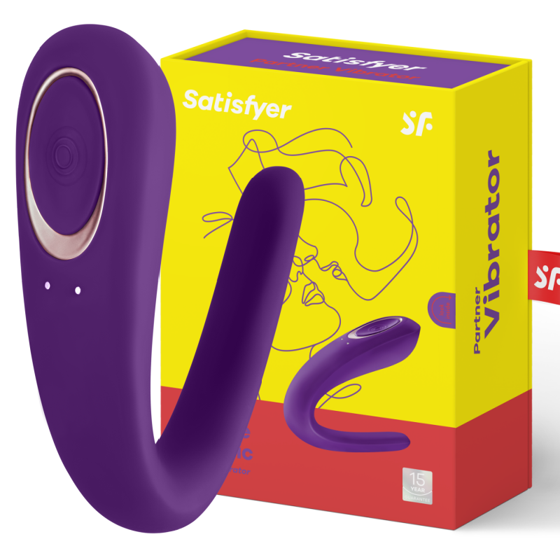 Imagen que nos facilita SATISFYER PARTNER de su producto erótico SATISFYER - PARTNER TOY VIBRADOR PARA DOS para nuestra categoría "JUGUETES BIENESTAR |Vibradores|Vibradores HI-TECH".