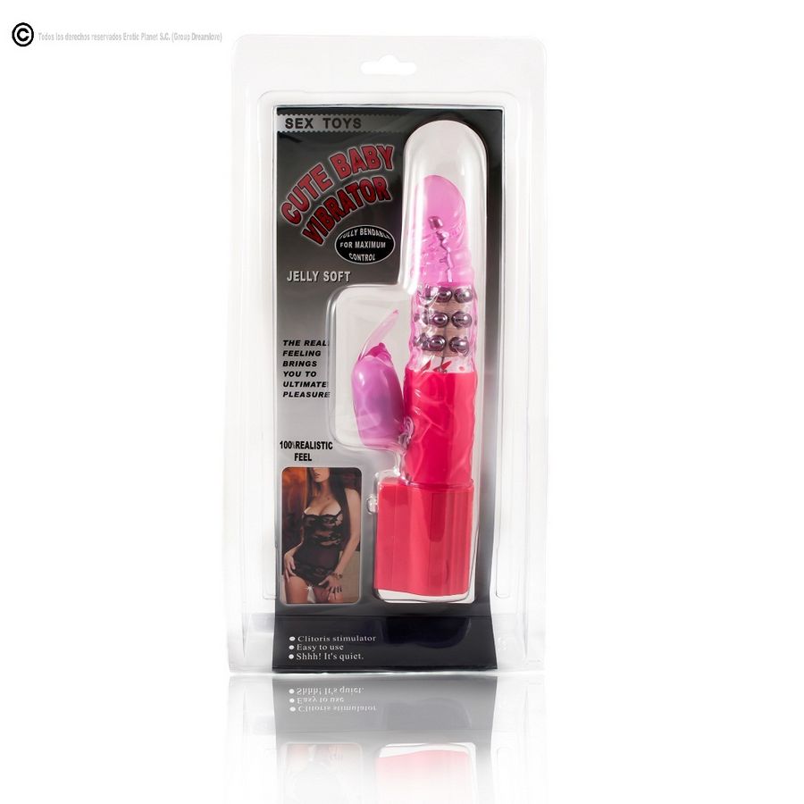 Imagen que nos facilita BAILE ROTATIONS de su producto erótico BAILE - ROTADOR RABBIT ROSA SUPERESTIMULADOR para nuestra categoría "JUGUETES BIENESTAR |Vibradores|Rotadores y vibradores".