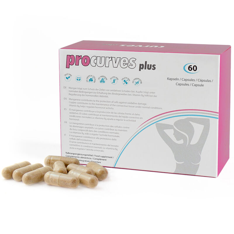 Imagen que nos facilita 500COSMETICS de su producto erótico Procurves Plus – Complemento alimenticio para aumentar el pecho de forma natural para nuestra categoría "DROGUERÍA |Estimulantes para Ellas|Para los senos".
