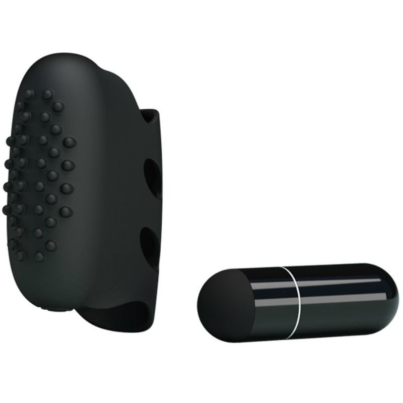 Imagen que nos facilita PRETTY LOVE FLIRTATION de su producto erótico PRETTY LOVE - FLIRTATION DEDAL CON VIBRACIÓN STEWARD NEGRO para nuestra categoría "JUGUETES BIENESTAR |Vibradores|Vibradores Dedo".