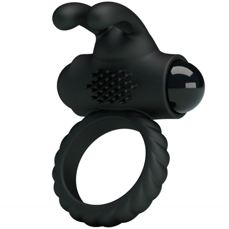 Imagen que nos facilita PRETTY LOVE MALE de su producto erótico PRETTY LOVE - EUDORA ANILLO VIBRADOR CON ESTIMULADOR para nuestra categoría "JUGUETES BIENESTAR |Juguetes para Hombres|Accesorios para el pene|Anillos Pene|Anillos con Vibración".