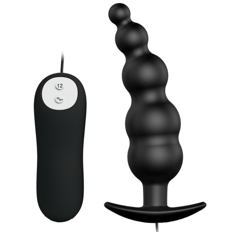 Imagen que nos facilita PRETTY LOVE BOTTOM de su producto erótico PRETTY LOVE - PLUG ANAL SILICONA ESTIMULACIÓN EXTRA Y 12 MODOS VIBRACIÓN NEGRO CONTROL REMOTO para nuestra categoría "JUGUETES BIENESTAR |Anal|Vibradores Anales".