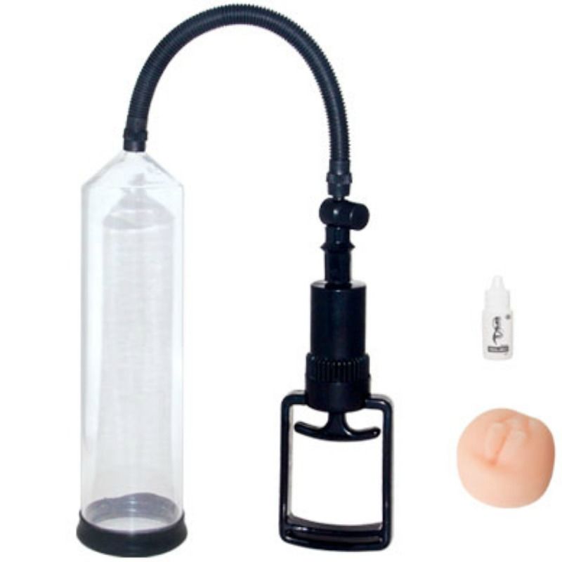 Imagen que nos facilita BAILE FOR HIM de su producto erótico BAILE - BOMBA DE ERECCION TIRADOR Y BOQUILLA VAGINA 20 CM para nuestra categoría "JUGUETES BIENESTAR |Juguetes para Hombres|Accesorios para el pene|Bomba Alargadora Pene".