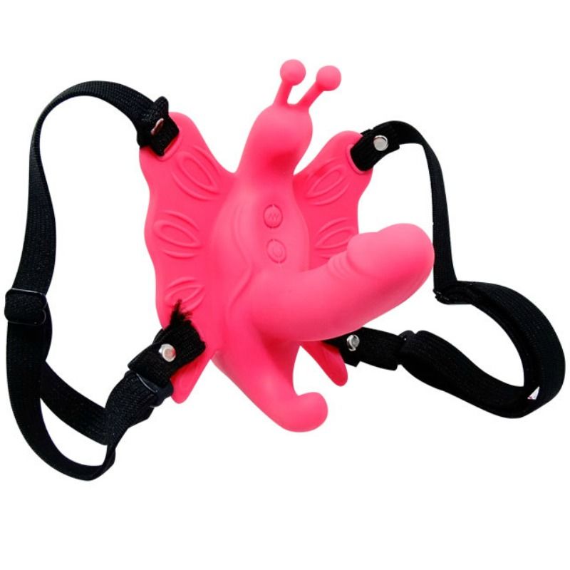 Imagen que nos facilita BAILE STIMULATING de su producto erótico BAILE - ULTRA PASSIONATE ARNÉS MARIPOSA VIBRADOR para nuestra categoría "JUGUETES BIENESTAR |Arneses|Arneses con Vibración".