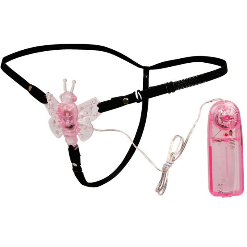 Imagen que nos facilita BAILE STIMULATING de su producto erótico BAILE - ARNÉS CON MARIPOSA VIBRADORA MULTIVELOCIDAD para nuestra categoría "JUGUETES BIENESTAR |Juguetes para Mujeres|Estimuladores|Para Clítoris".