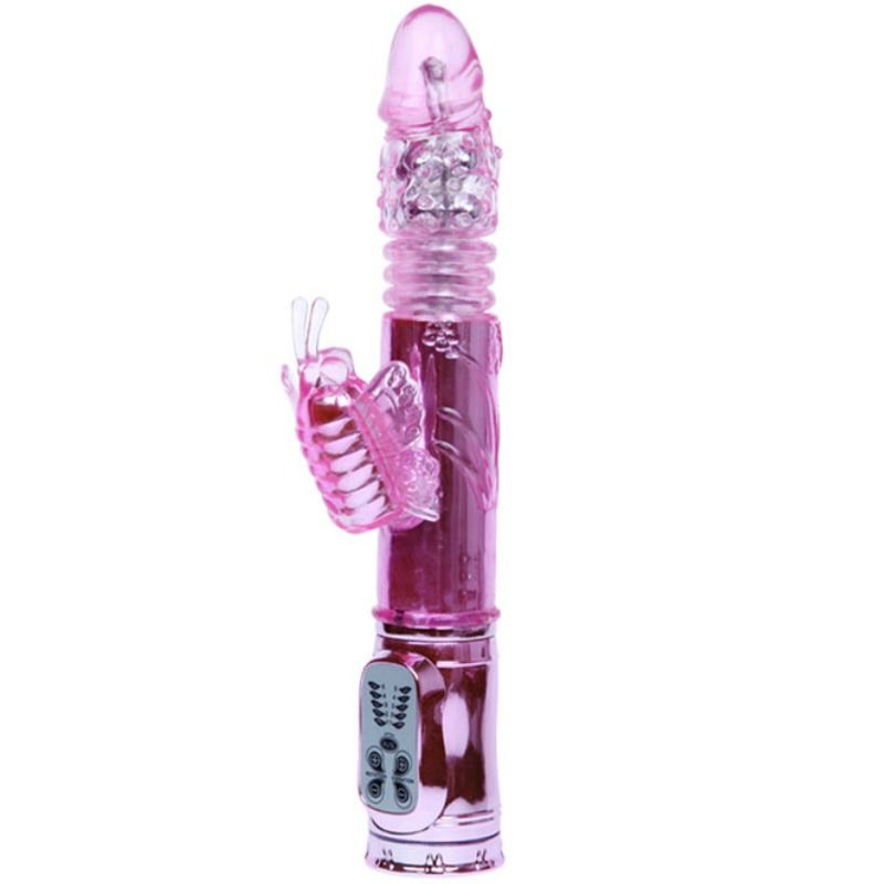 Imagen que nos facilita BAILE ROTATIONS de su producto erótico BAILE - VIBRADOR RECARGABLE CON ROTACION Y ESTIMULADOR THROBBING BUTTERF para nuestra categoría "JUGUETES BIENESTAR |Vibradores|Rotadores y vibradores".
