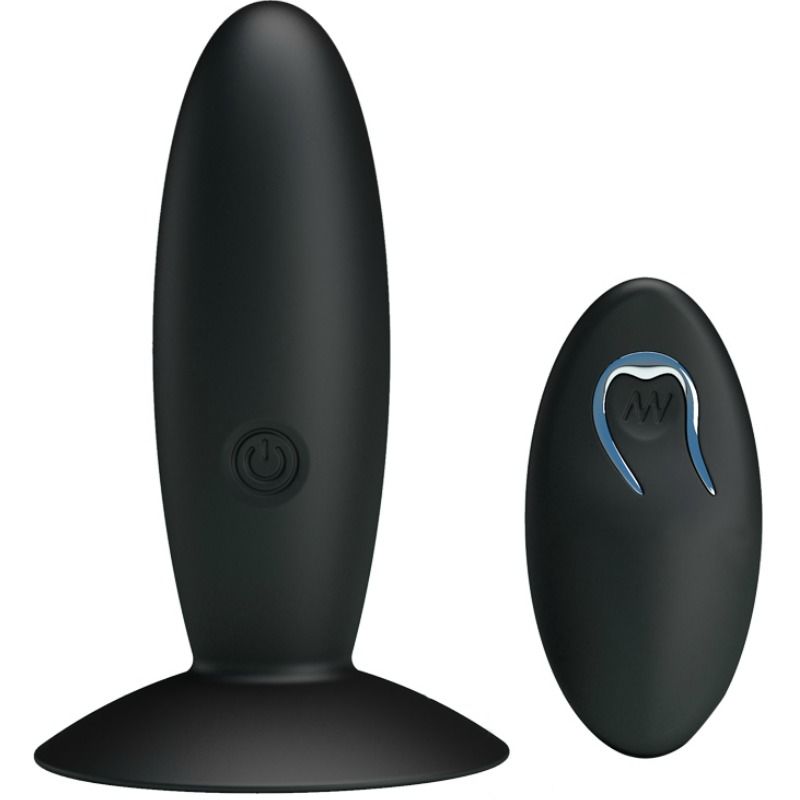 Imagen que nos facilita PRETTY LOVE BOTTOM de su producto erótico PRETTY LOVE - PLUG ANAL RECARGABLE CON VIBRACIÓN Y MANDO para nuestra categoría "JUGUETES BIENESTAR |Vibradores|Vibradores control remoto".