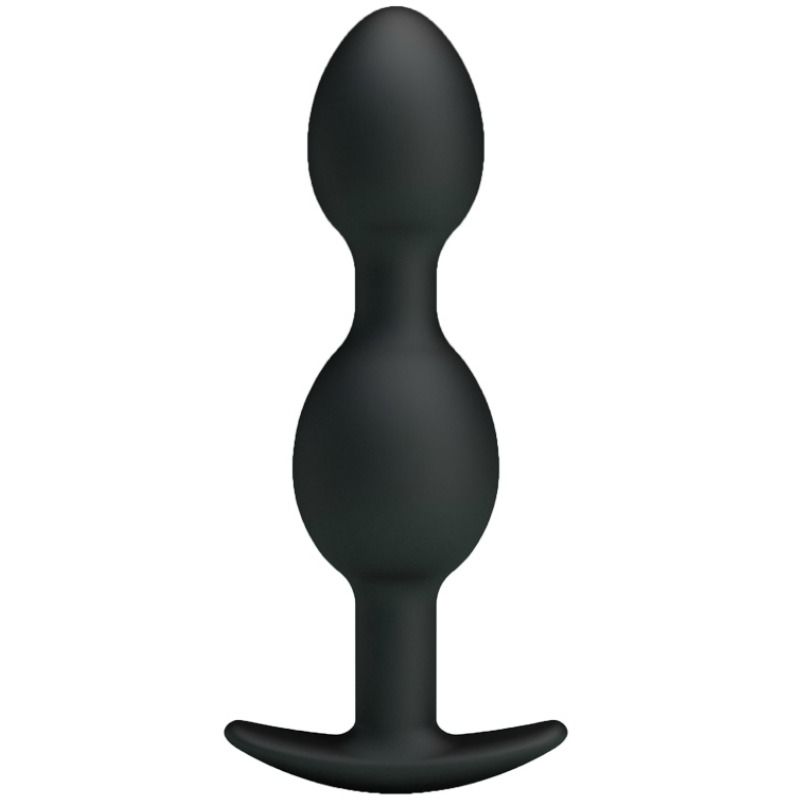 Imagen que nos facilita PRETTY LOVE BOTTOM de su producto erótico PRETTY LOVE - BOLAS ANALES SILICONA 12.5 CM NEGRO para nuestra categoría "JUGUETES BIENESTAR |Anal|Plugs Anales".