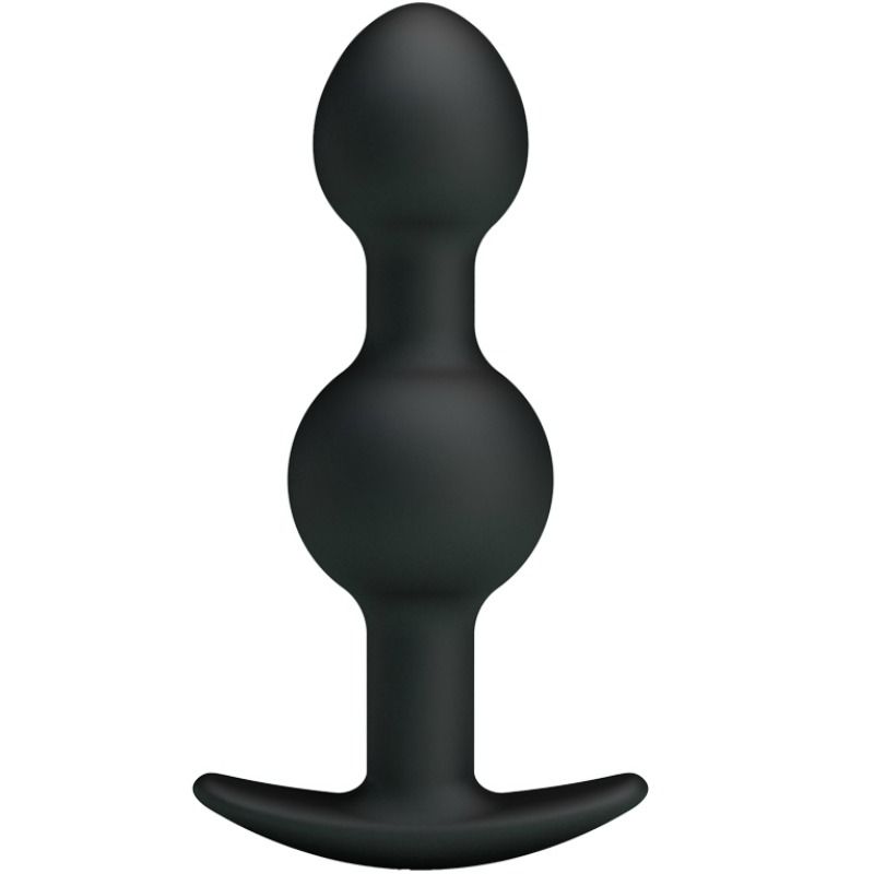 Imagen que nos facilita PRETTY LOVE BOTTOM de su producto erótico PRETTY LOVE - BOLAS ANALES SILICONA ESTIMULACION ESPECIAL 10.3 CM NEGRO para nuestra categoría "JUGUETES BIENESTAR |Anal|Ducha Anal".