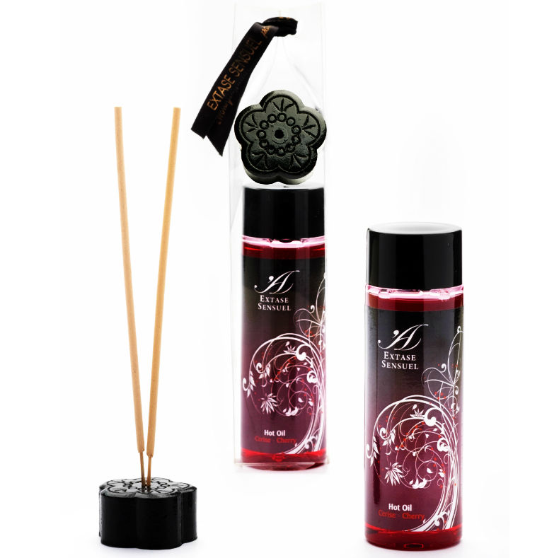 Imagen que nos facilita EXTASE SENSUAL de su producto erótico EXTASE SENSUAL - ACEITE ESTIMULANTE CEREZA 100 ML para nuestra categoría "DROGUERÍA |Para Masajes|Con efecto calor".