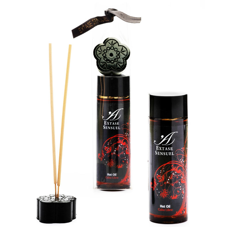 Imagen que nos facilita EXTASE SENSUAL de su producto erótico EXTASE SENSUAL - ACEITE ESTIMULANTE CUBA LIBRE 100 ML para nuestra categoría "DROGUERÍA |Para Masajes|Con efecto calor".