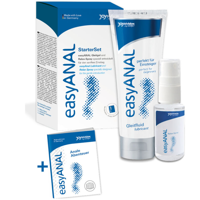 Imagen que nos facilita JOYDIVISION EASYANAL de su producto erótico JOYDIVISION EASYANAL - STARTER SET LUBRICANTE + RELAJANTE ANAL para nuestra categoría "DROGUERÍA |Lubricantes|Anal - Sprays o cremas relajantes".