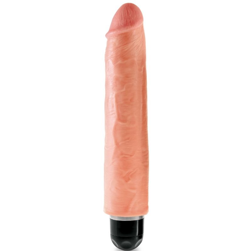 Imagen que nos facilita KING COCK de su producto erótico KING COCK - VIBRADOR REALÍSTICO STIFFY 25.4 CM NATURAL para nuestra categoría "JUGUETES BIENESTAR |Vibradores|Vibradores Realisticos".