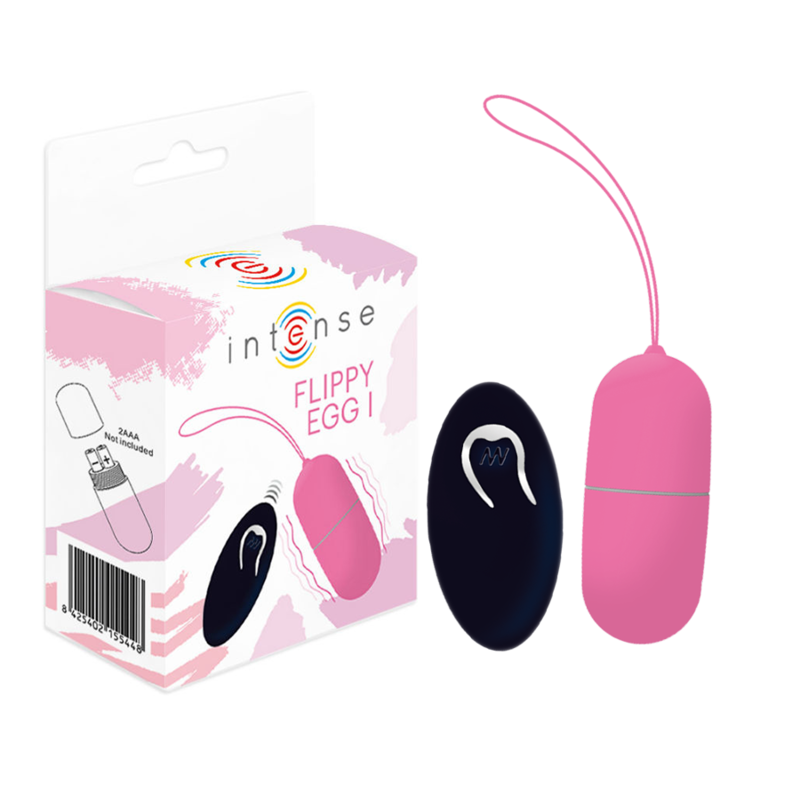 Imagen que nos facilita INTENSE COUPLES TOYS de su producto erótico INTENSE - FLIPPY I HUEVO CONTROL REMOTO ROSA para nuestra categoría "JUGUETES BIENESTAR |Vibradores|Vibradores control remoto".