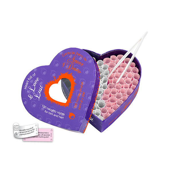 Imagen que nos facilita TEASE&PLEASE de su producto erótico TEASE & PLEASE - CORAZÓN LLENO DE AMOR & DESEO para nuestra categoría "JUEGOS |Juegos de pareja".