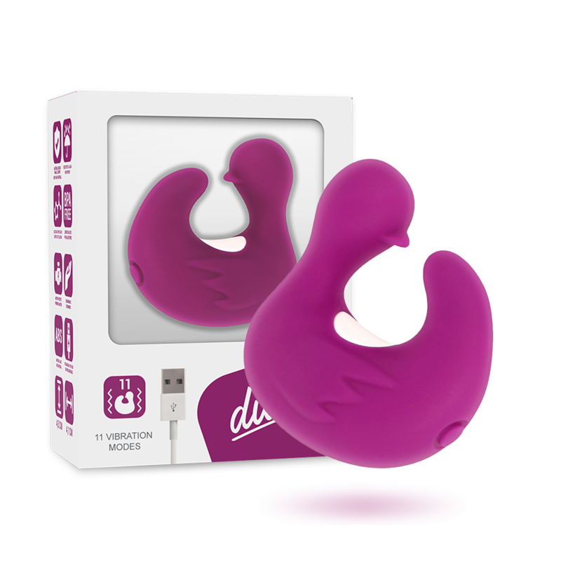 Imagen que nos facilita COVERME de su producto erótico COVERME - DEDAL PATO ESTIMULADOR DE SILICONA RECARGABLE  DUCKYMANIA para nuestra categoría "JUGUETES BIENESTAR |Juguetes para Mujeres|Estimuladores|Para Clítoris".
