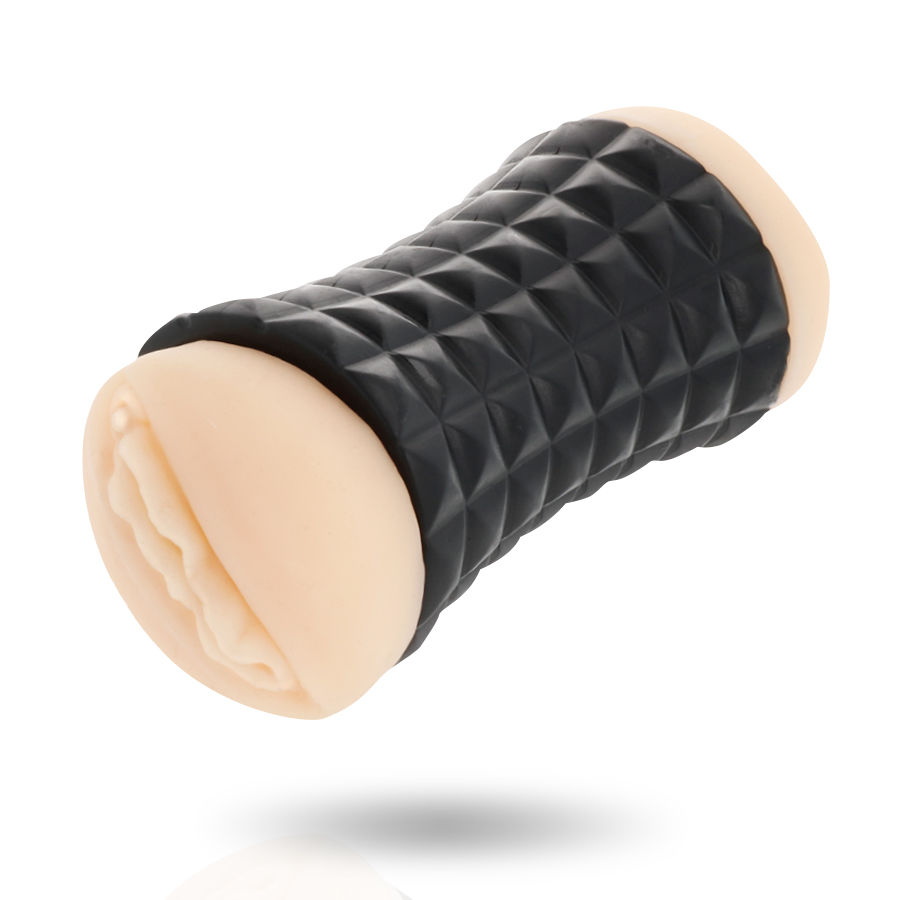 Imagen que nos facilita WOMANVIBE de su producto erótico WOMANVIBE - MASTURBADOR DOBLE GUMY para nuestra categoría "JUGUETES BIENESTAR |Juguetes para Hombres|Vaginas con vibración".