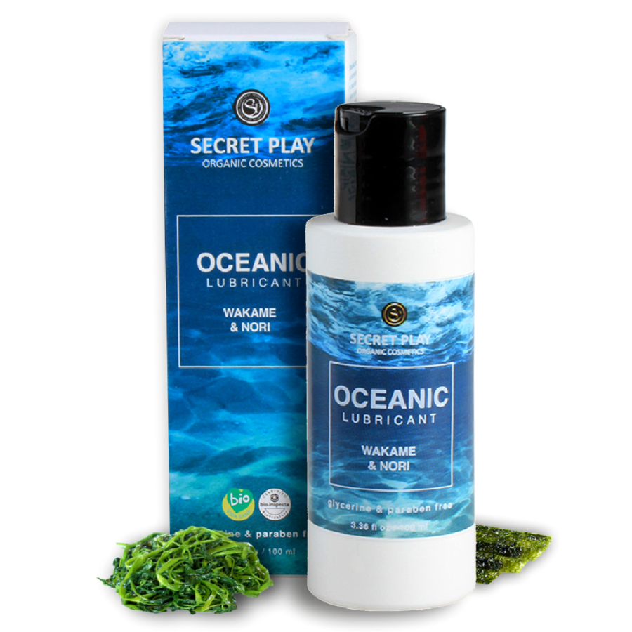 Imagen que nos facilita SECRETPLAY COSMETIC de su producto erótico SECRETPLAY - LUBRICANTE ORGANICO OCEANIC 100ML para nuestra categoría "DROGUERÍA |Lubricantes|Bio Ecólogico".