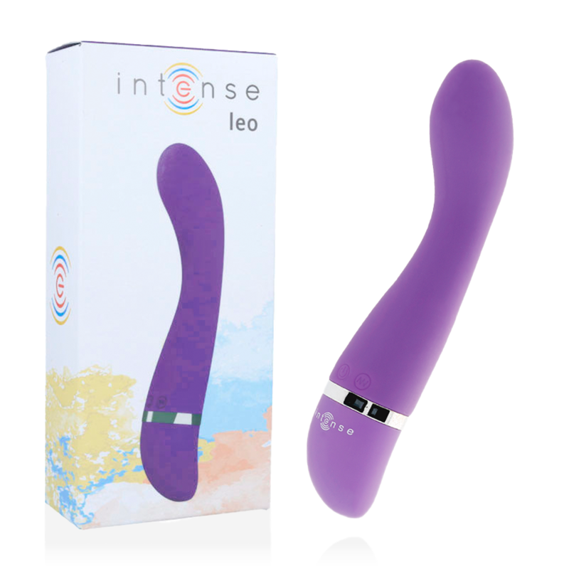 Imagen que nos facilita INTENSE FUN de su producto erótico INTENSE - LEO VIBRADOR LILA SILICON LUXE para nuestra categoría "JUGUETES BIENESTAR |Vibradores|Rotadores y vibradores".