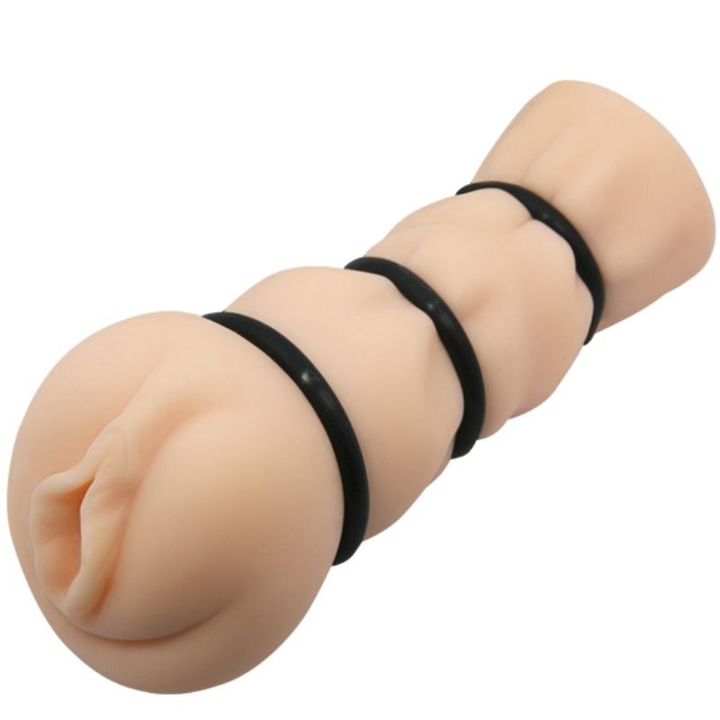 Imagen que nos facilita CRAZY BULL de su producto erótico CRAZY BULL - VAGINA MASTURBADOR CON ANILLOS para nuestra categoría "JUGUETES BIENESTAR |Juguetes para Hombres|Vaginas con vibración".