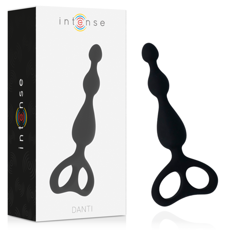 Imagen que nos facilita INTENSE ANAL TOYS de su producto erótico INTENSE - DANTI ANAL NEGRO para nuestra categoría "JUGUETES BIENESTAR |Anal|Dildos Anales".