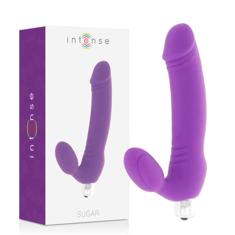 Imagen que nos facilita INTENSE FUN de su producto erótico INTENSE - SUGAR SEVEN SPEEDS SILICONE LILA para nuestra categoría "JUGUETES BIENESTAR |Vibradores|Vibradores Rabbit".