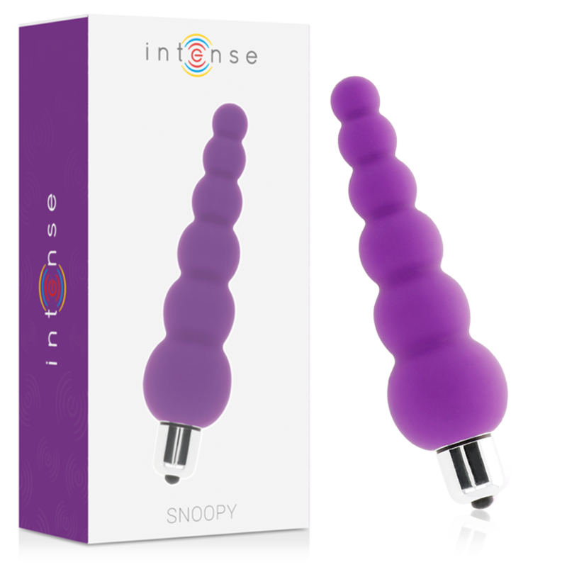Imagen que nos facilita INTENSE ANAL TOYS de su producto erótico INTENSE - SNOOPY 7 SPEEDS SILICONE LILA para nuestra categoría "JUGUETES BIENESTAR |Anal|Vibradores Anales".