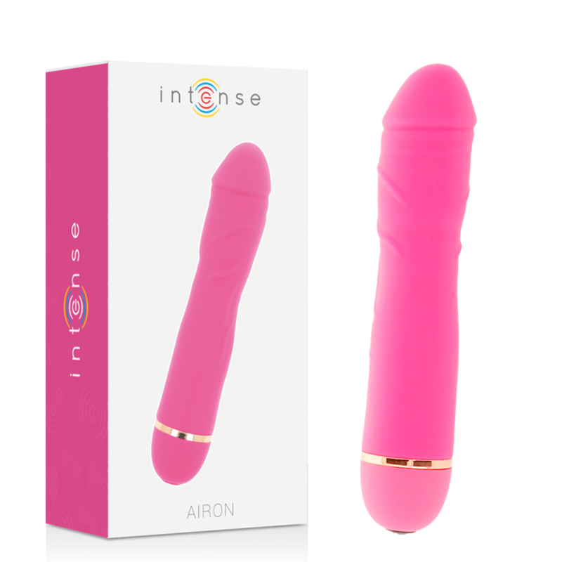 Imagen que nos facilita INTENSE FUN de su producto erótico INTENSE - AIRON 20 SPEEDS SILICONE ROSA para nuestra categoría "JUGUETES BIENESTAR |Vibradores|Vibradores Clasicos anales o vaginales".